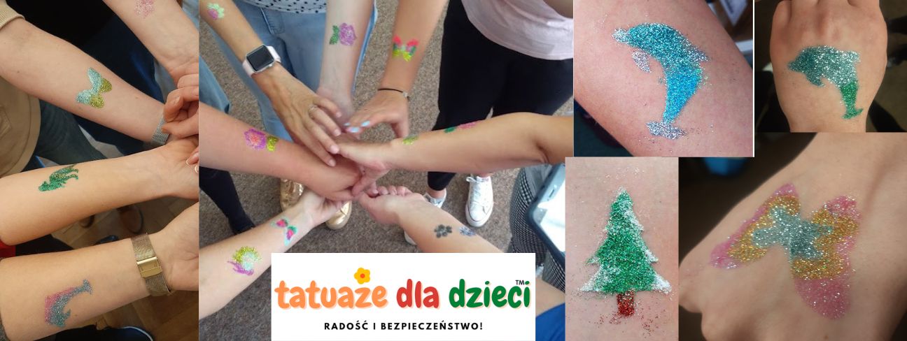 Tatuaże Brokatowe - TatuazeDlaDzieci.pl