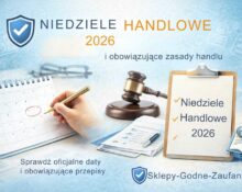 Niedziele handlowe 2026 – oficjalna lista dat i obowiązujące zasady handlu