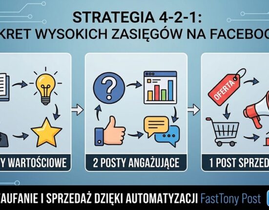 FastTony Post i strategow 4-2-1 planowania publikacji postów w socialmediach
